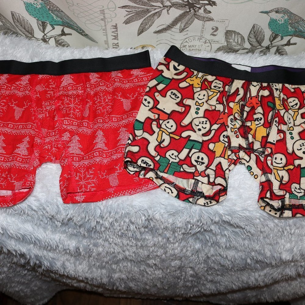 MeUndies Christmas bundle of 2 boxer briefs small Men's/teens